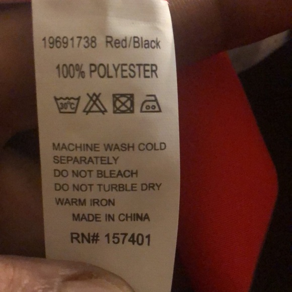 Fashion Nova Too Fly For This Set - Red/Black Size XXL - Picture 7 of 7